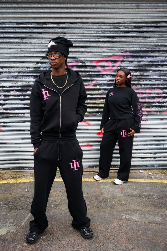 Pink "Time Will Tell" Joggers