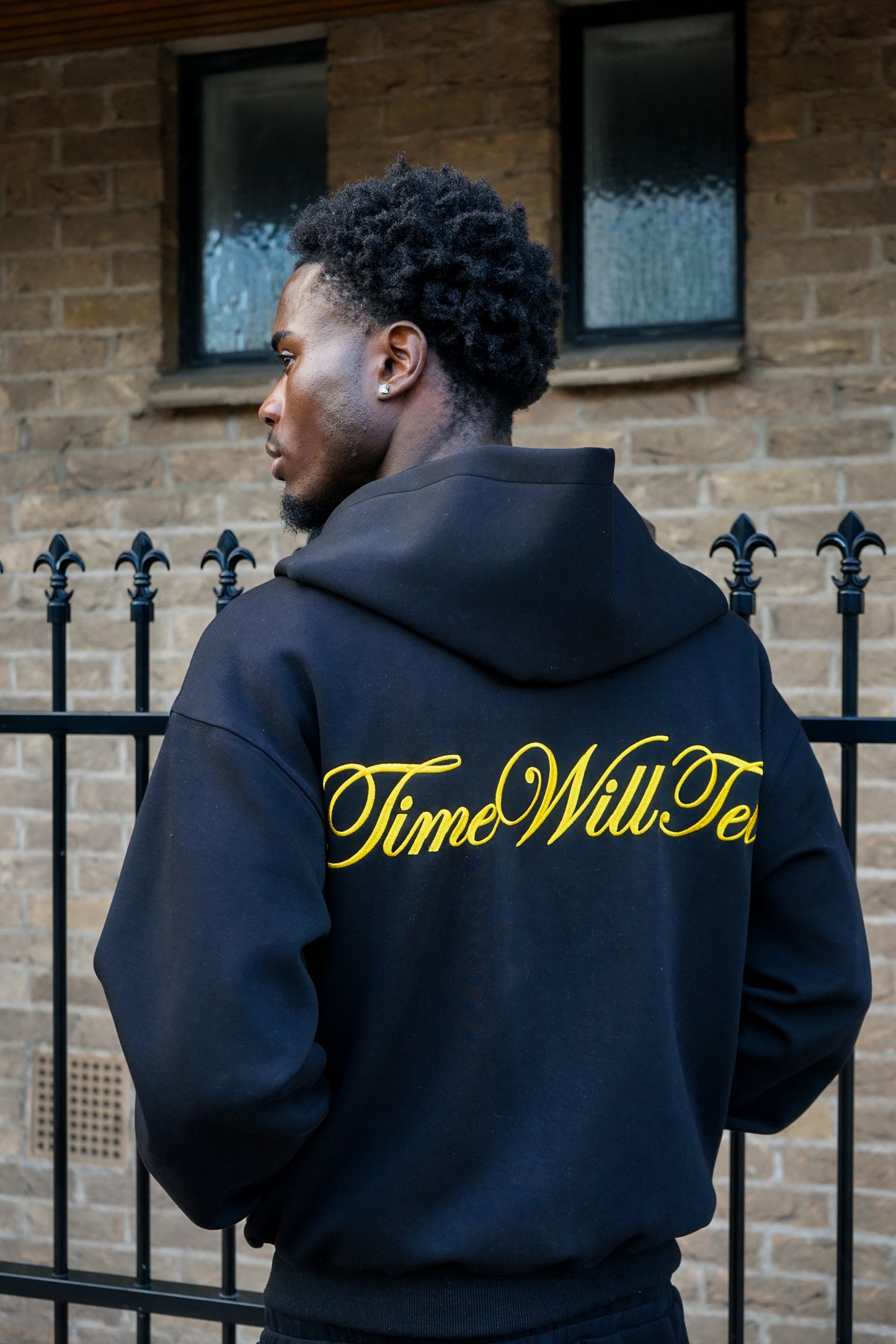 Yellow "Time Will Tell" Hoodie