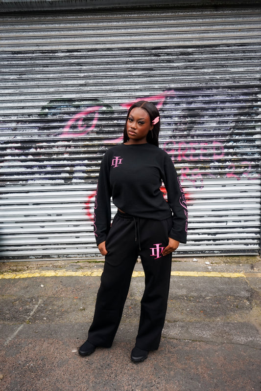 Pink "Time Will Tell" Joggers