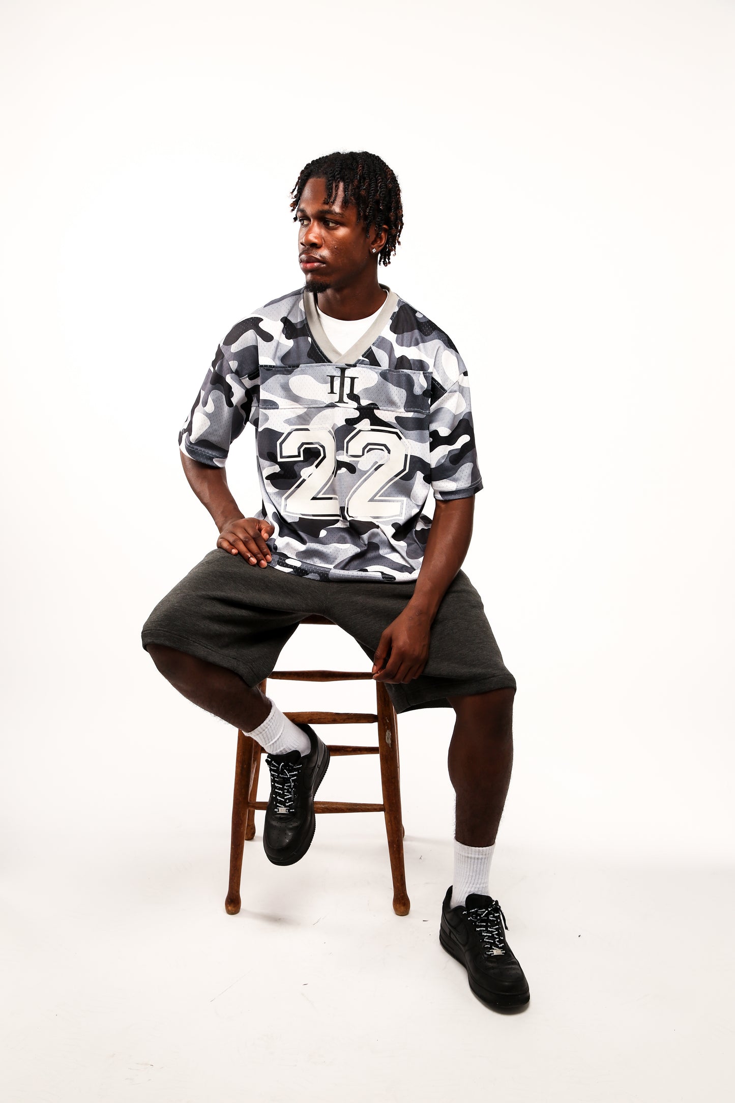 Grey *Militant* Camo Jersey