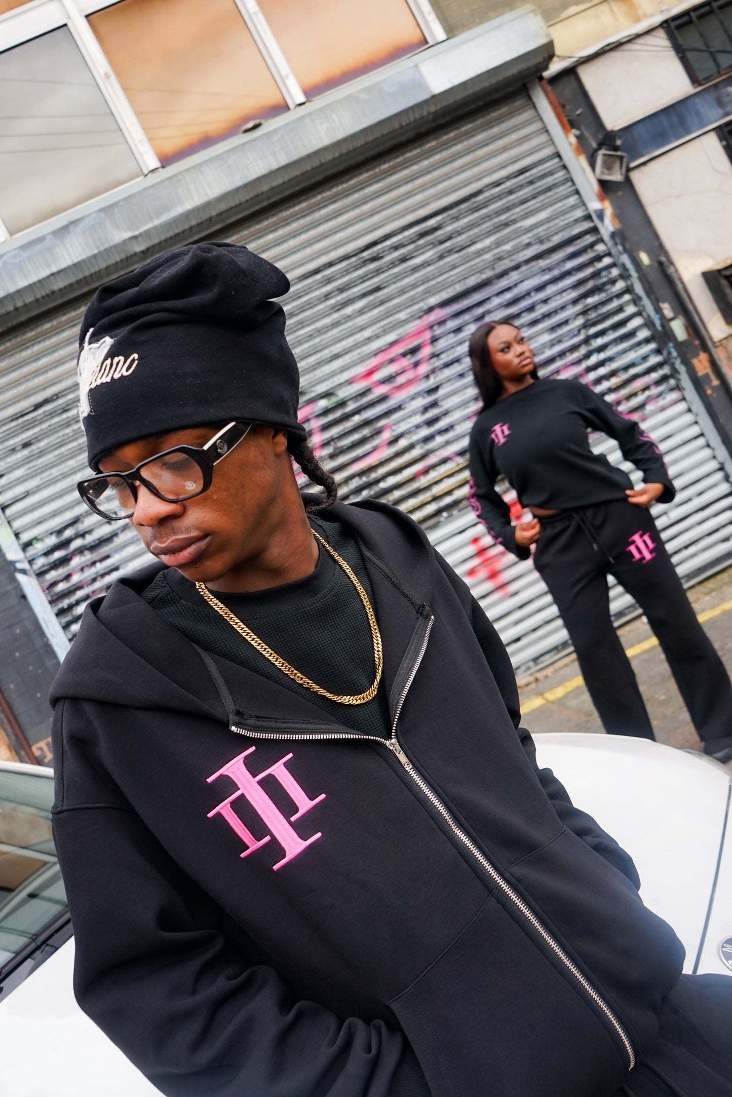 Pink "Time Will Tell" Hoodie