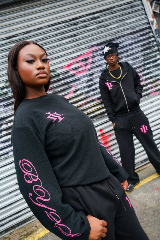 Pink "Time Will Tell" Long Sleeve