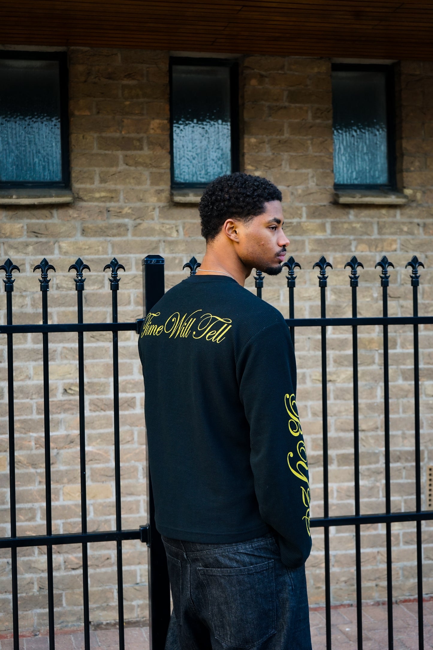 Yellow "Time Will Tell" Long Sleeve